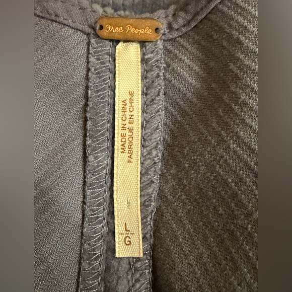 Free People Corduroy Rolling Thunder Pinafore Jumper Mini Dress - Picture 8 of 8